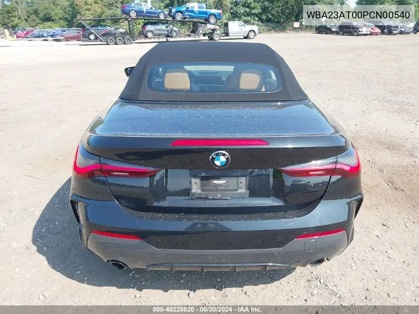 2023 BMW 430I VIN: WBA23AT00PCN00540 Lot: 40228820