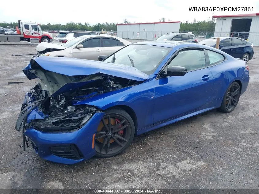 2023 BMW M440I VIN: WBA83AP0XPCM27861 Lot: 40444097