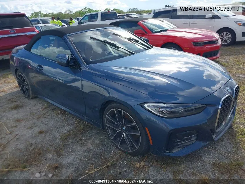 2023 BMW 430I VIN: WBA23AT05PCL73719 Lot: 40491384