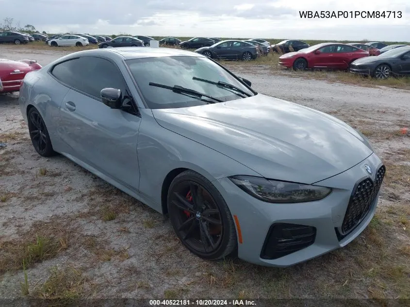 2023 BMW 430I VIN: WBA53AP01PCM84713 Lot: 40522181