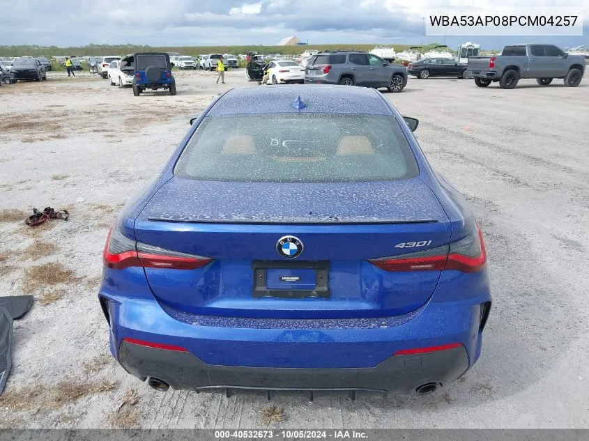 2023 BMW 430I VIN: WBA53AP08PCM04257 Lot: 40532673