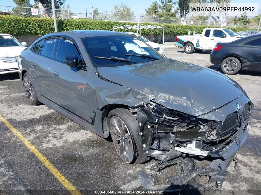 2023 BMW 430I Gran Coupe VIN: WBA63AV09PFP44992 Lot: 40660234