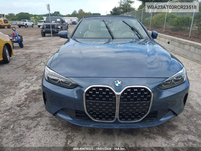 WBA23AT03RCR23518 2024 BMW 430I