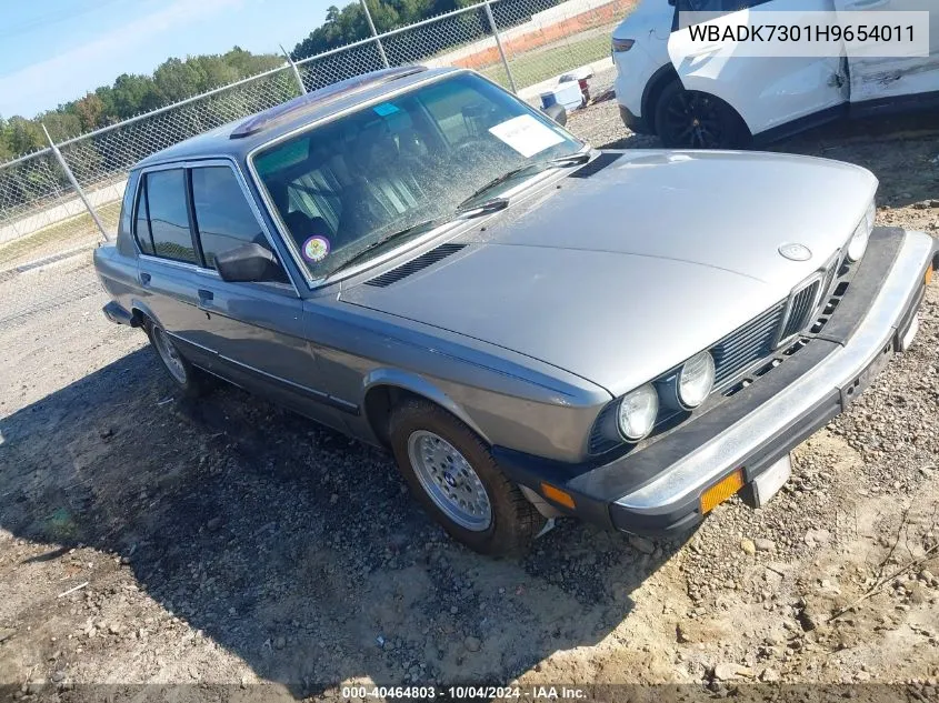 1987 BMW 528 E VIN: WBADK7301H9654011 Lot: 40464803