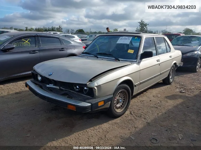 WBADK7304J9834203 1988 BMW 528 E