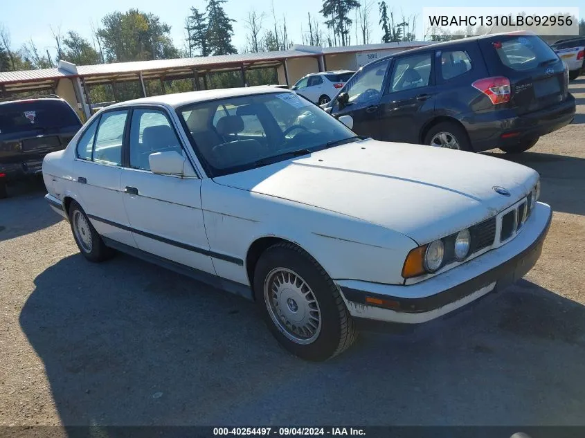 1990 BMW 525 I VIN: WBAHC1310LBC92956 Lot: 40254497