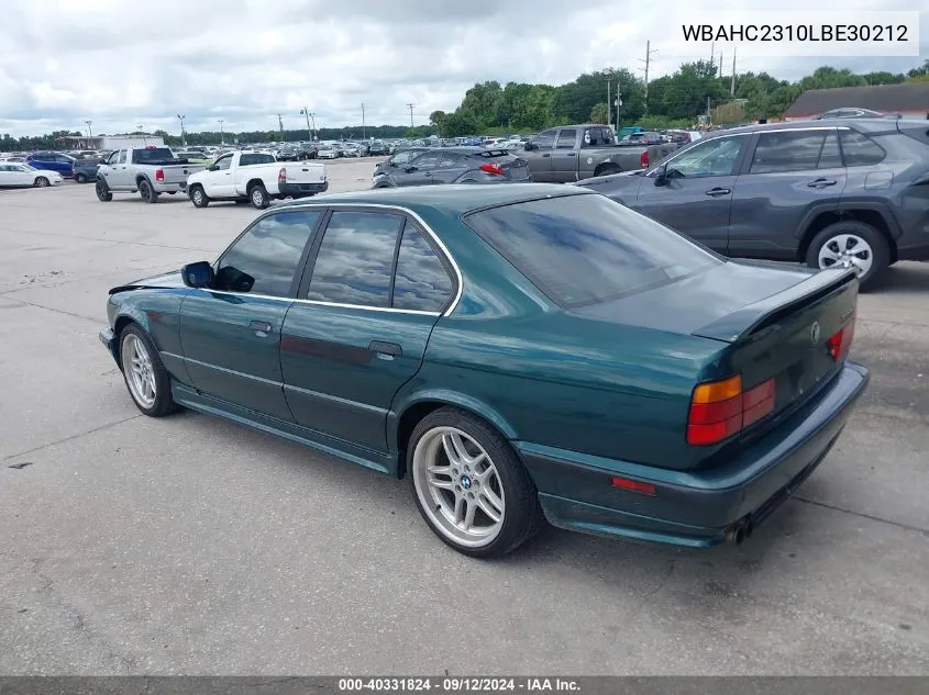 WBAHC2310LBE30212 1990 BMW 525 I Automatic