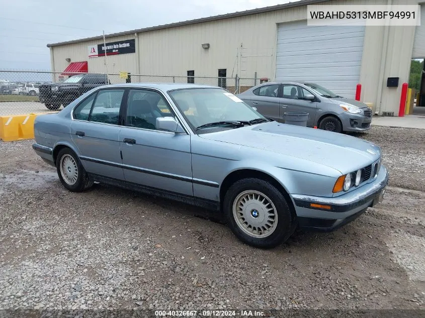 1991 BMW 525 I VIN: WBAHD5313MBF94991 Lot: 40326667