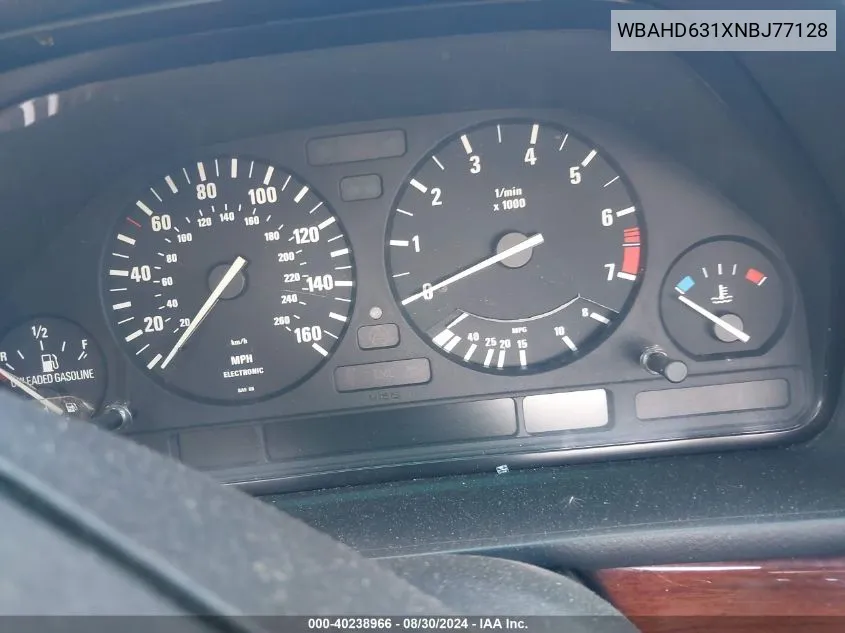 WBAHD631XNBJ77128 1992 BMW 525 I Automatic