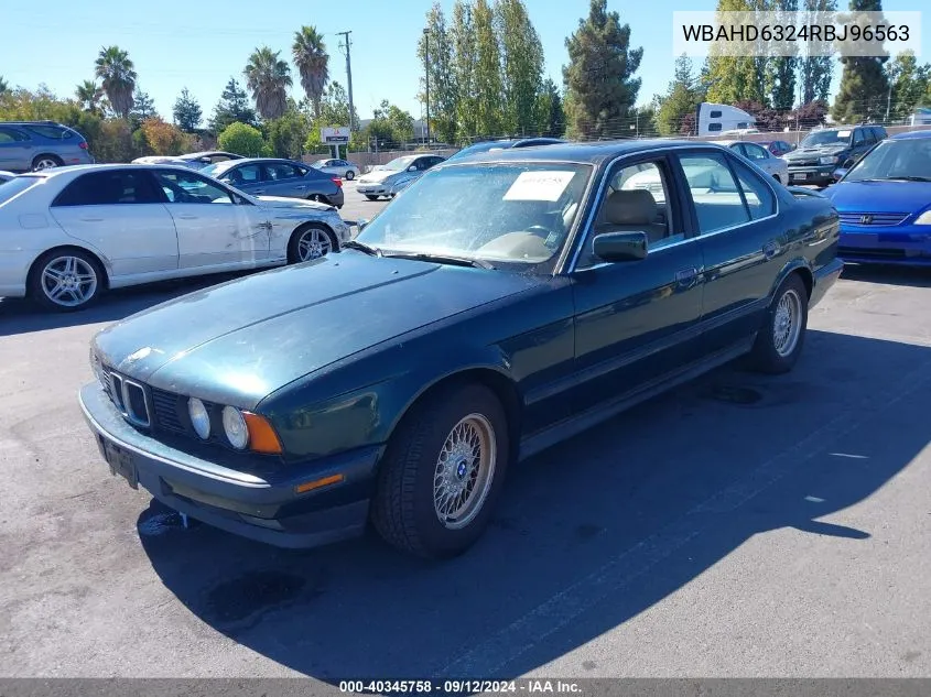 1994 BMW 525 I Automatic VIN: WBAHD6324RBJ96563 Lot: 40345758