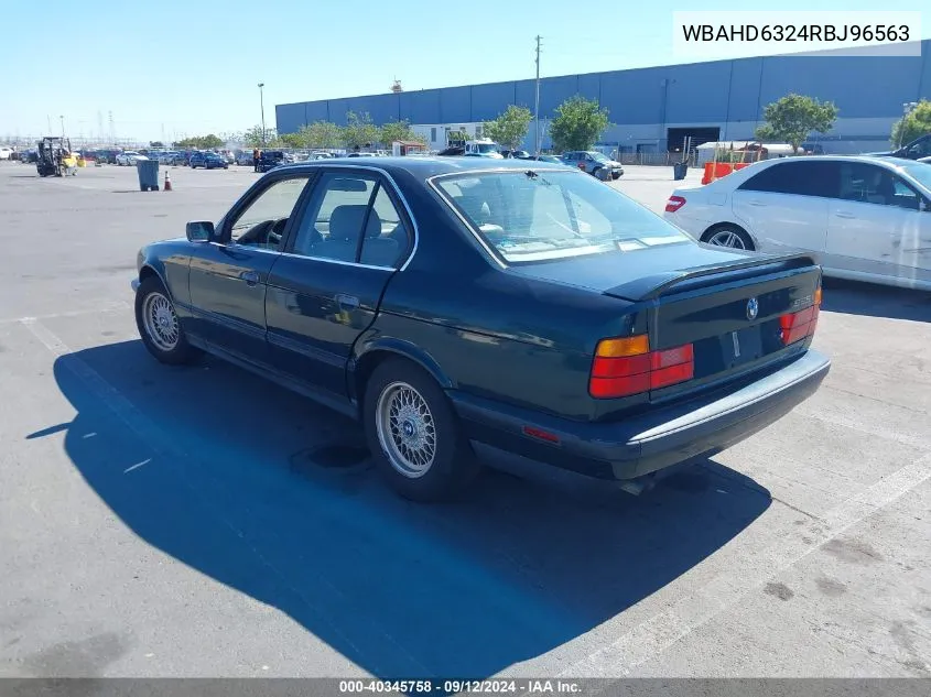 1994 BMW 525 I Automatic VIN: WBAHD6324RBJ96563 Lot: 40345758