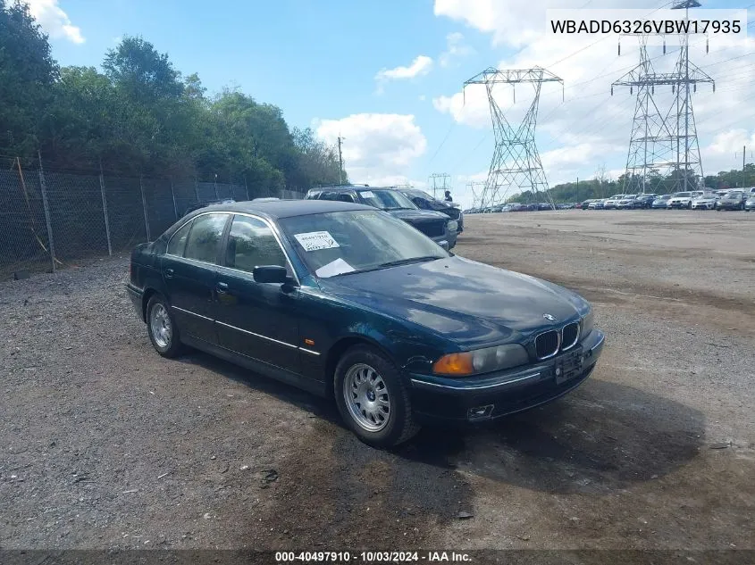 1997 BMW 528I VIN: WBADD6326VBW17935 Lot: 40497910