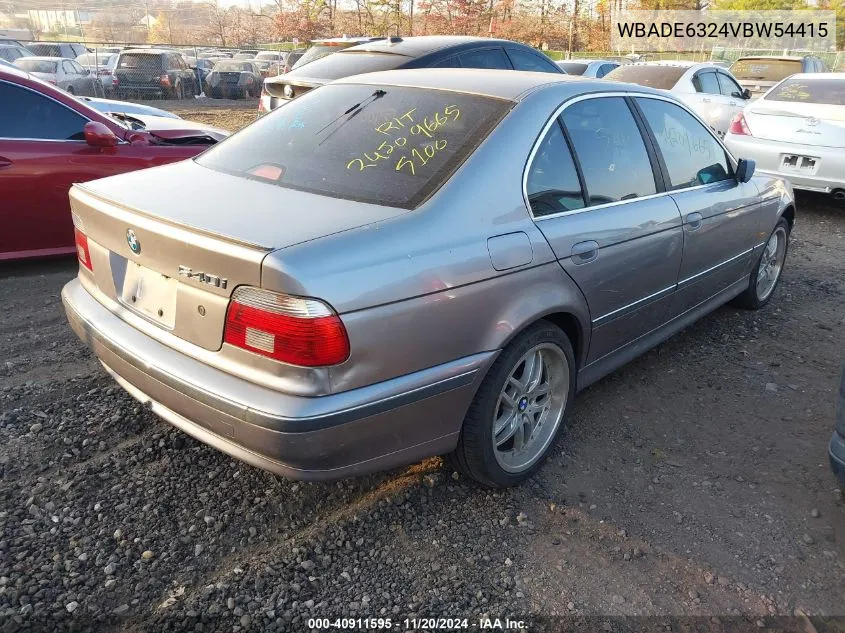 1997 BMW 540Ia VIN: WBADE6324VBW54415 Lot: 40911595