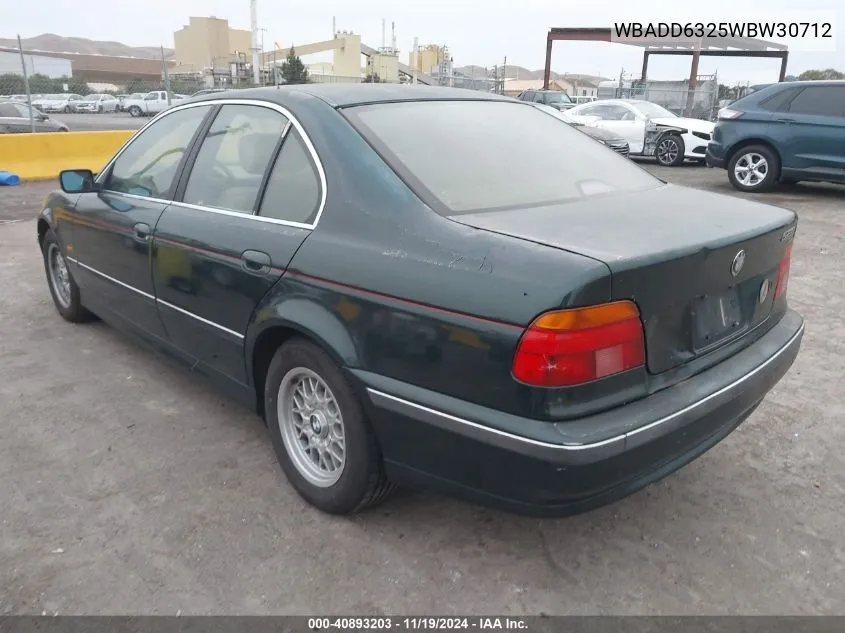 1998 BMW 528I VIN: WBADD6325WBW30712 Lot: 40893203