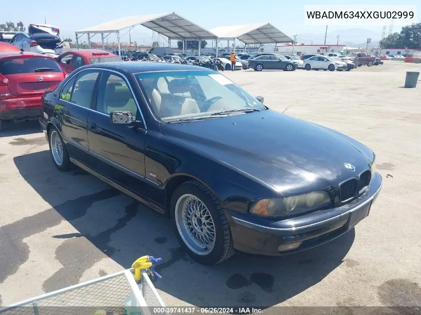 1999 BMW 528Ia VIN: WBADM634XXGU02999 Lot: 39741437