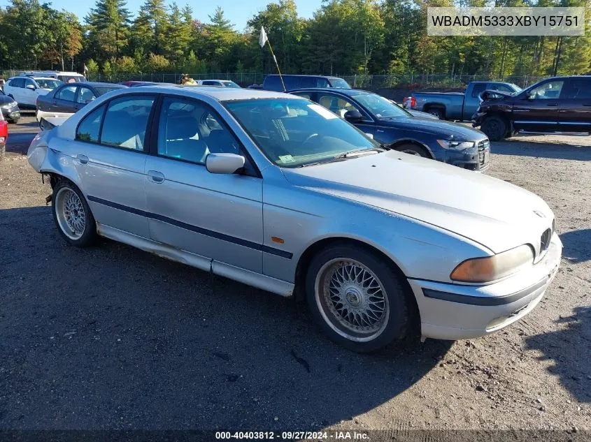 1999 BMW 528I VIN: WBADM5333XBY15751 Lot: 40403812