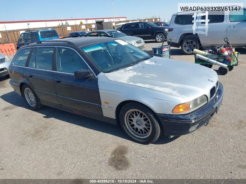 1999 BMW 528Ia Sport VIN: WBADP6333XBV61147 Lot: 40596218