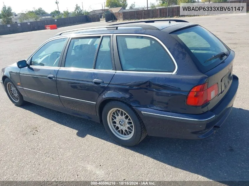 1999 BMW 528Ia Sport VIN: WBADP6333XBV61147 Lot: 40596218