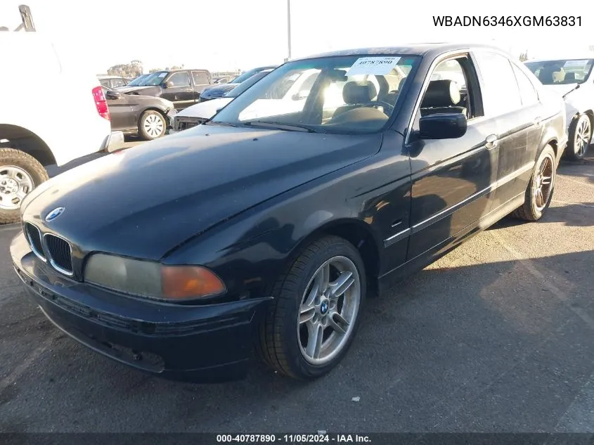 1999 BMW 540Ia VIN: WBADN6346XGM63831 Lot: 40787890