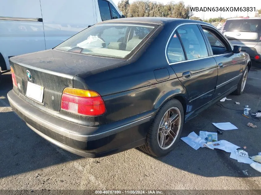 1999 BMW 540Ia VIN: WBADN6346XGM63831 Lot: 40787890