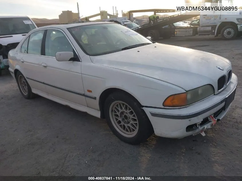 2000 BMW 528Ia VIN: WBADM6344YGU08895 Lot: 40837841