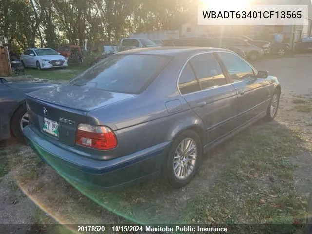 WBADT63401CF13565 2001 BMW 530I