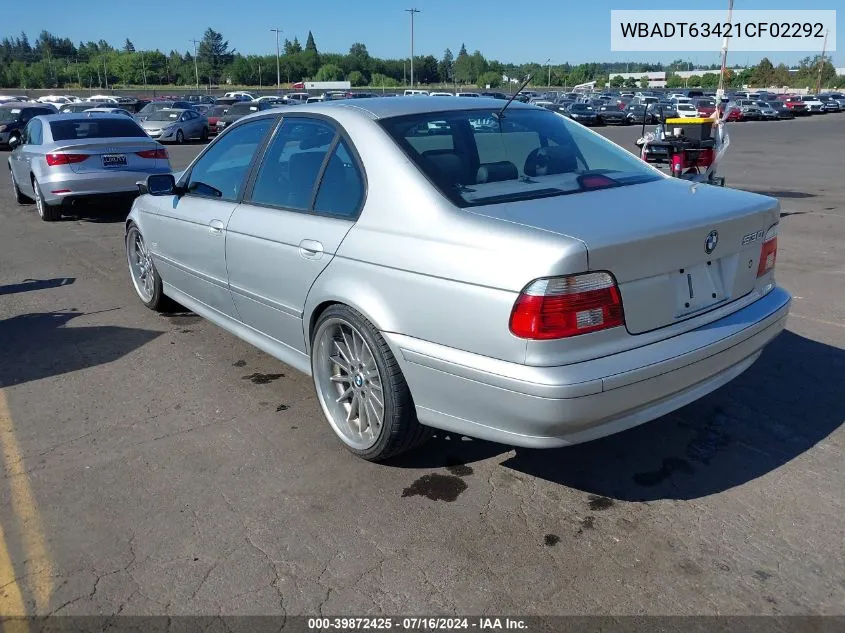 WBADT63421CF02292 2001 BMW 530Ia