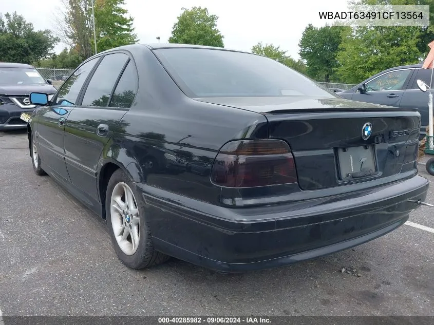 2001 BMW 530Ia VIN: WBADT63491CF13564 Lot: 40285982