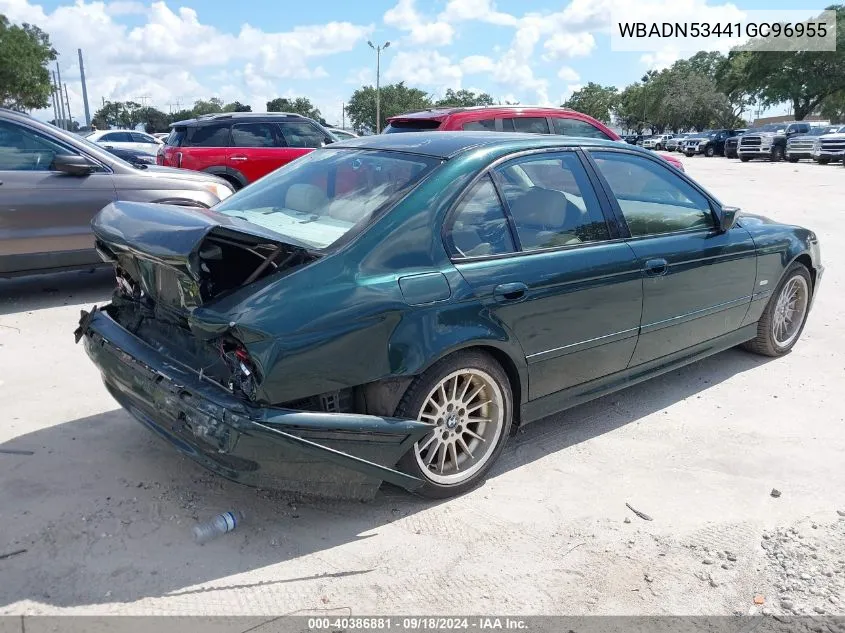 2001 BMW 540I VIN: WBADN53441GC96955 Lot: 40386881