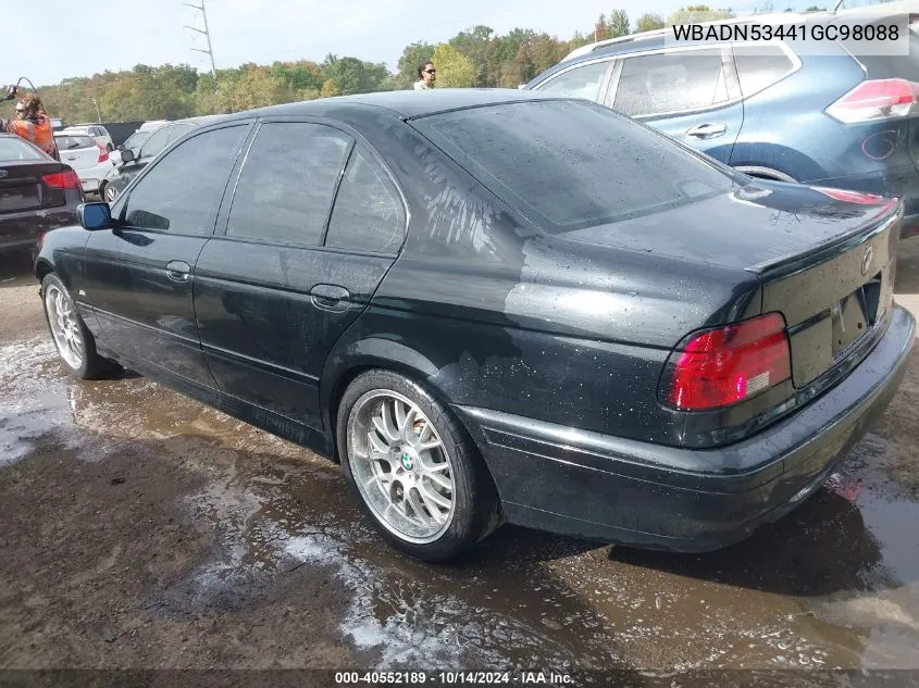 2001 BMW 540I VIN: WBADN53441GC98088 Lot: 40552189