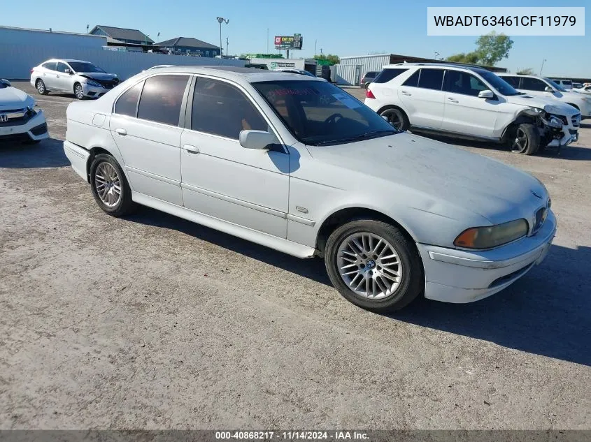 2001 BMW 530Ia VIN: WBADT63461CF11979 Lot: 40868217