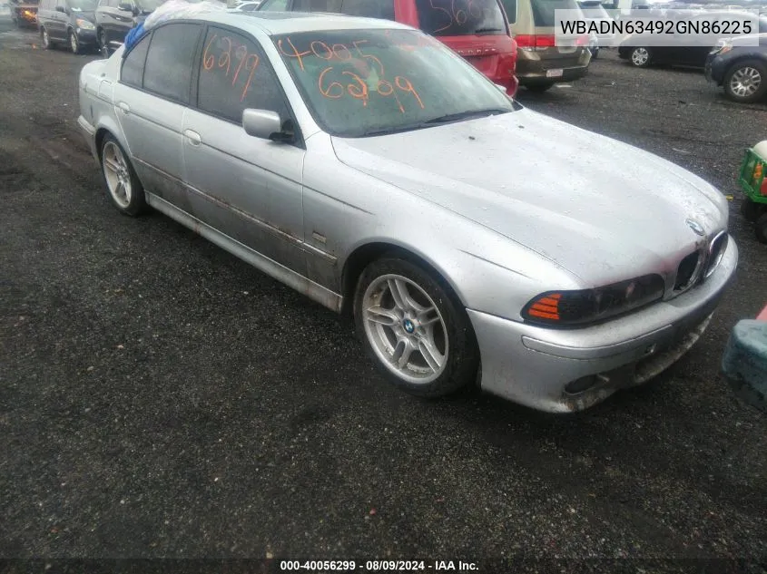 WBADN63492GN86225 2002 BMW 540Ia