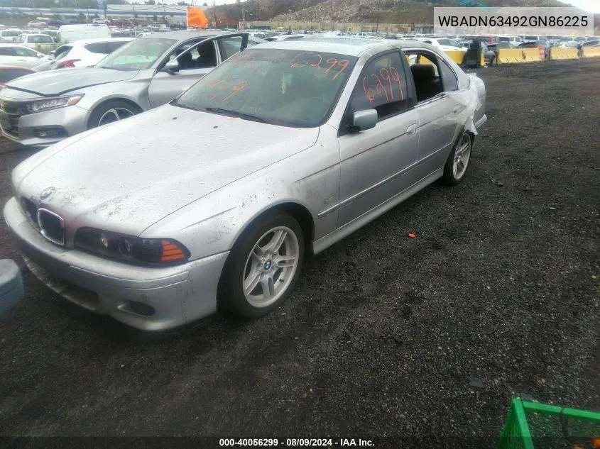 WBADN63492GN86225 2002 BMW 540Ia