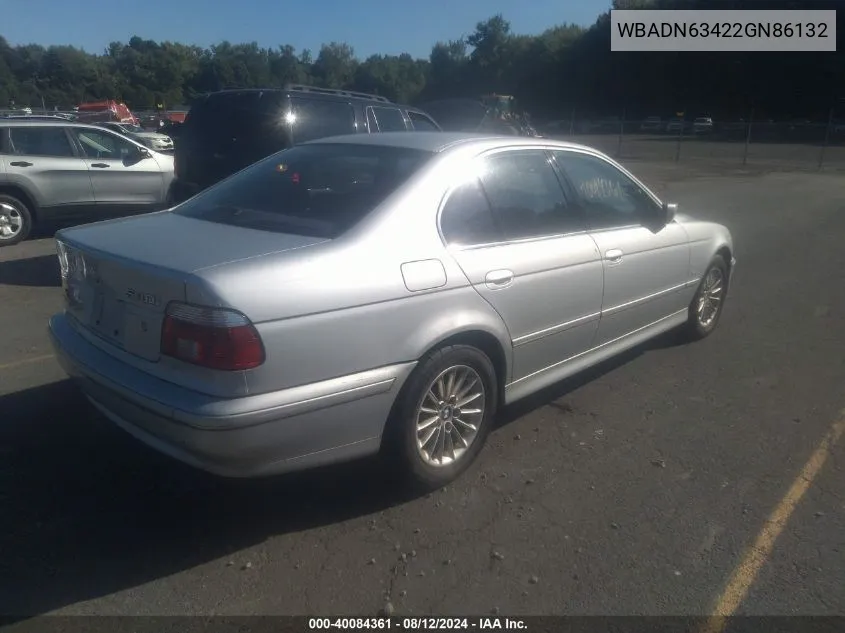 WBADN63422GN86132 2002 BMW 540Ia