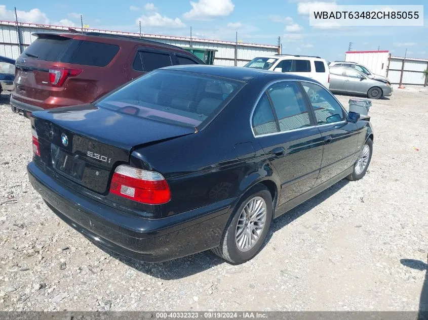 2002 BMW 530Ia VIN: WBADT63482CH85055 Lot: 40332323