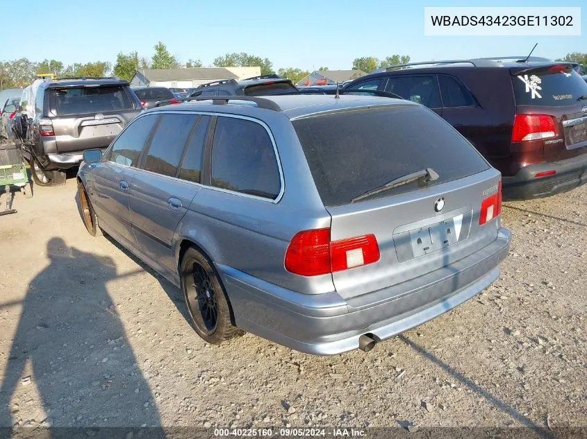 2003 BMW 525Ita VIN: WBADS43423GE11302 Lot: 40225160