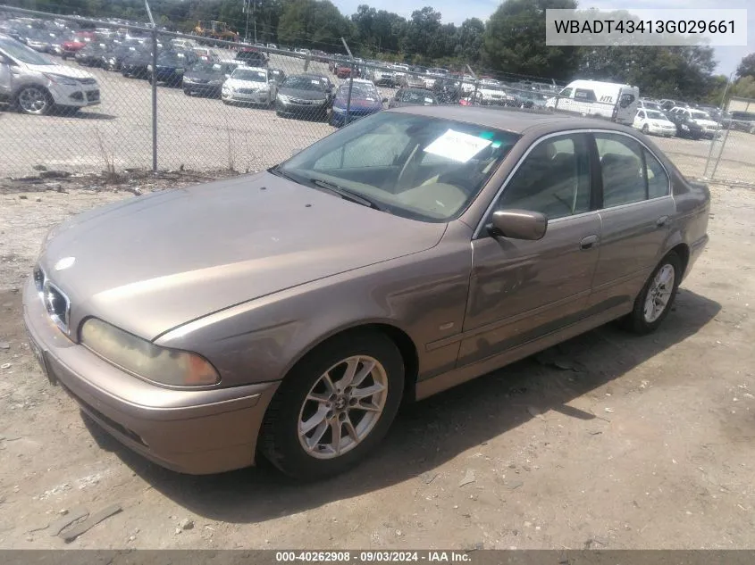 WBADT43413G029661 2003 BMW 525Ia