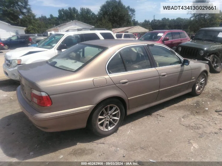 WBADT43413G029661 2003 BMW 525Ia