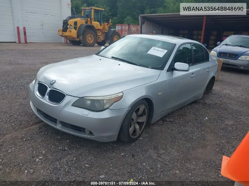 WBANA53564B848690 2004 BMW 525I