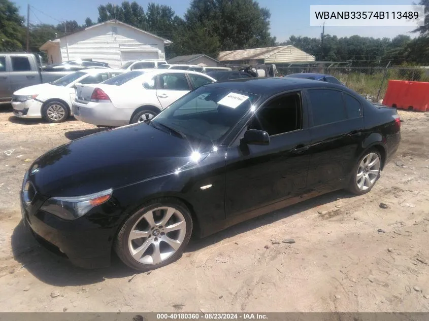 WBANB33574B113489 2004 BMW 545I