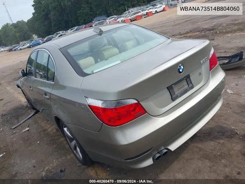 WBANA73514B804060 2004 BMW 530I