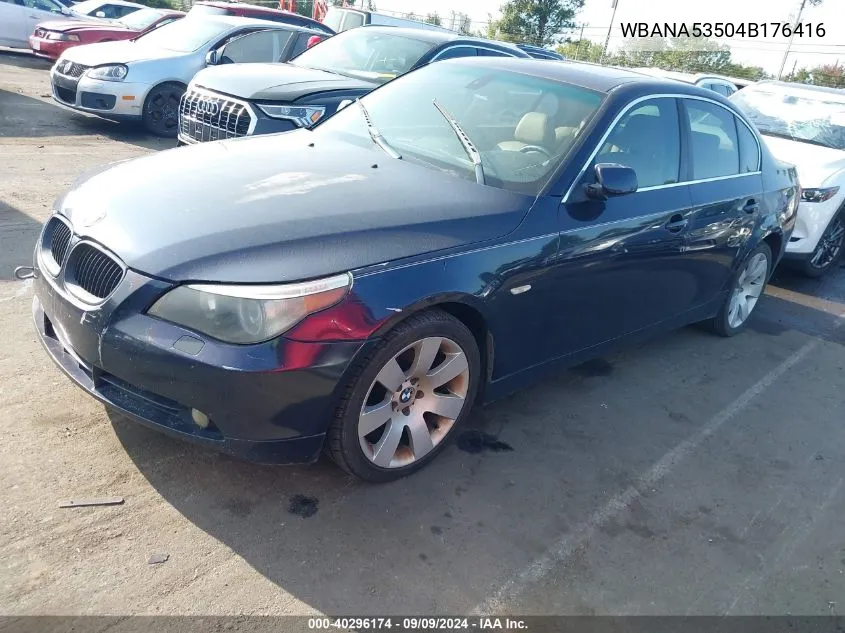 WBANA53504B176416 2004 BMW 525I