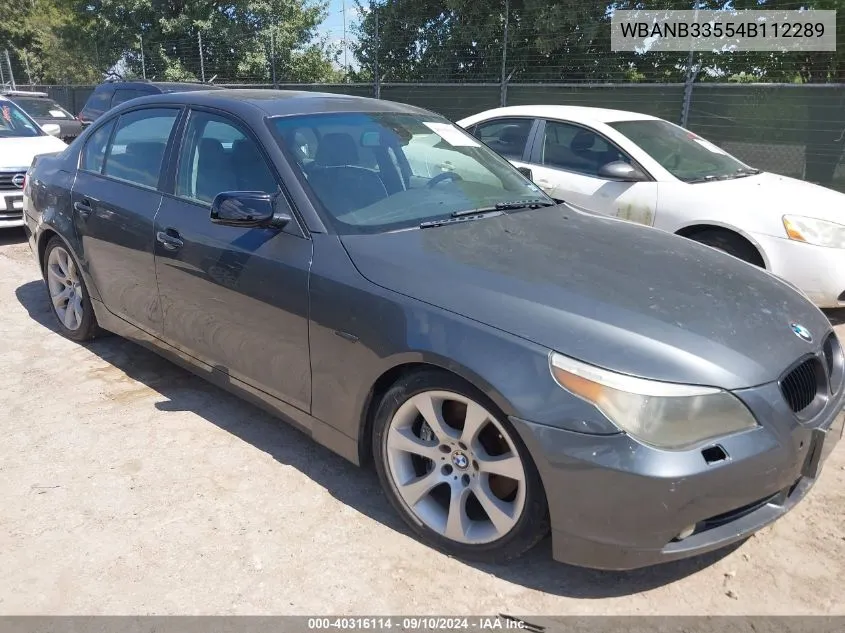 WBANB33554B112289 2004 BMW 545I