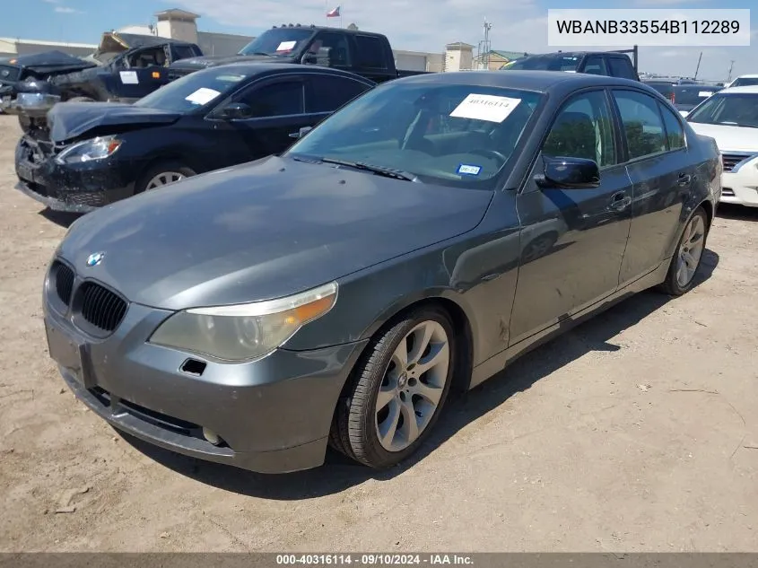 WBANB33554B112289 2004 BMW 545I