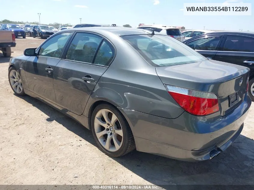 WBANB33554B112289 2004 BMW 545I