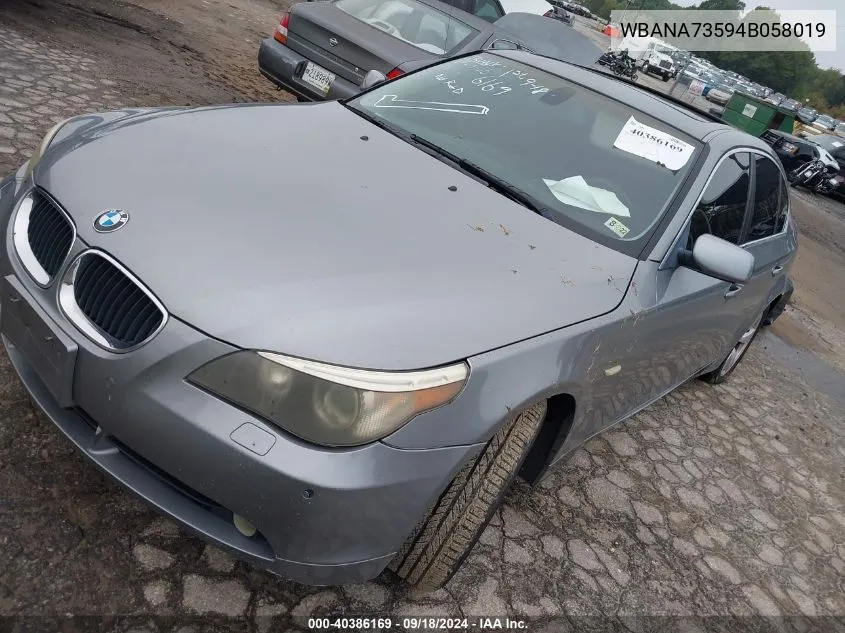 WBANA73594B058019 2004 BMW 530I