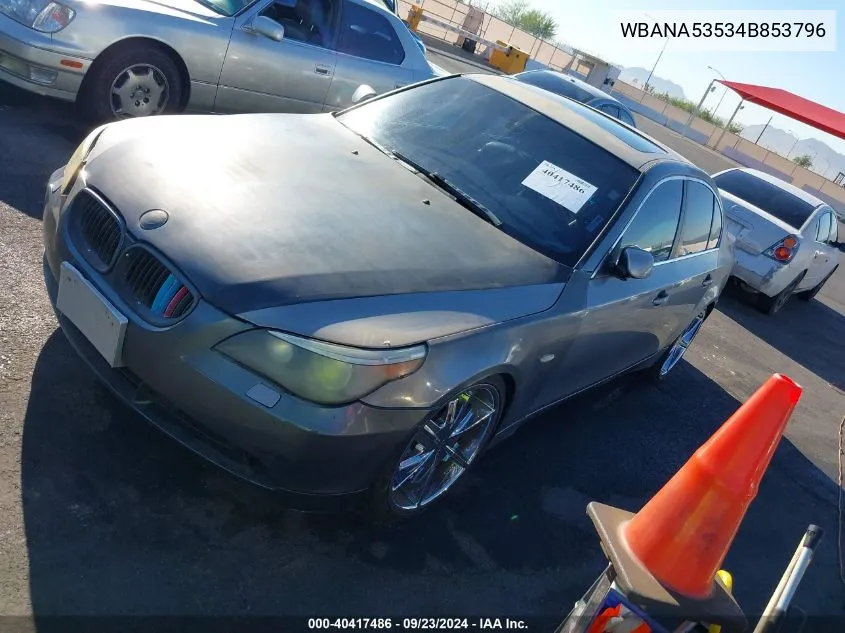 WBANA53534B853796 2004 BMW 525I