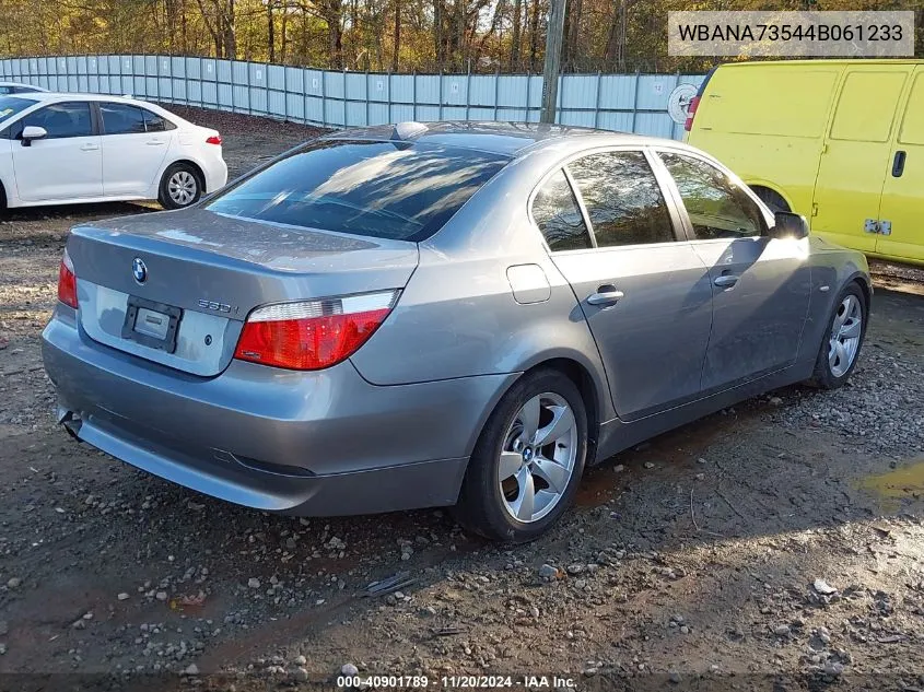 2004 BMW 530I VIN: WBANA73544B061233 Lot: 40901789