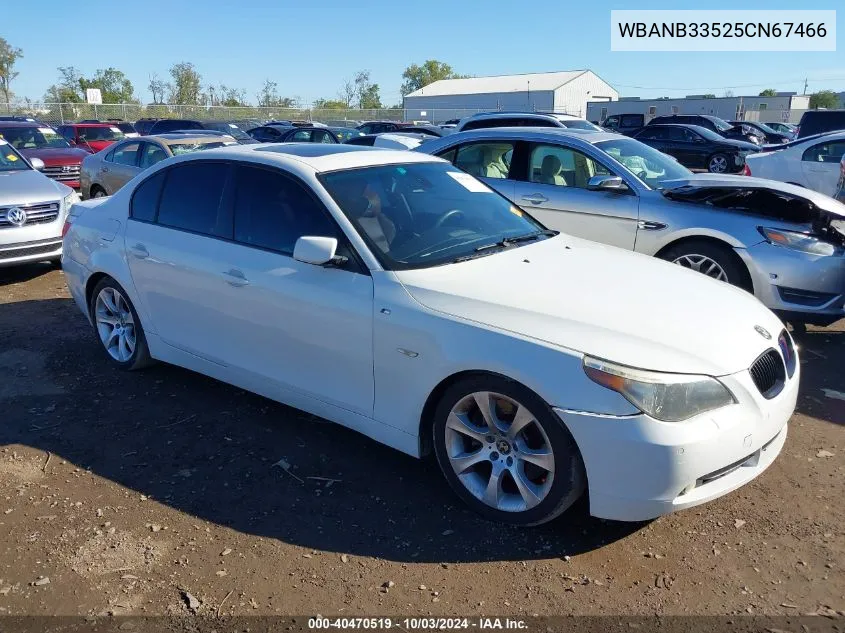 2005 BMW 545I VIN: WBANB33525CN67466 Lot: 40470519