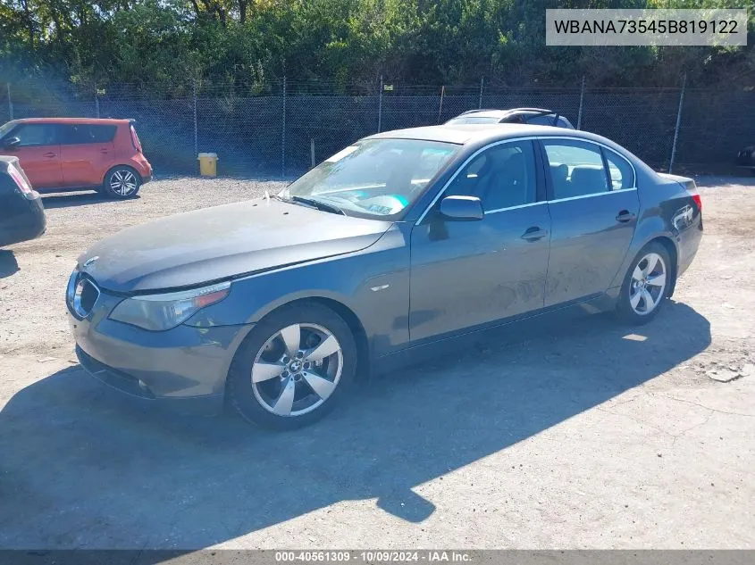 WBANA73545B819122 2005 BMW 530I